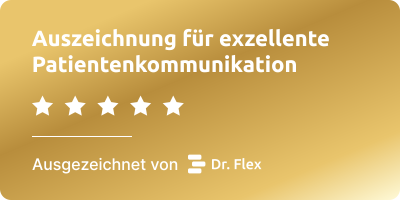 Zahnarztpraxis Dr. Nicola Schüren - Auszeichnung - Dr. Flex